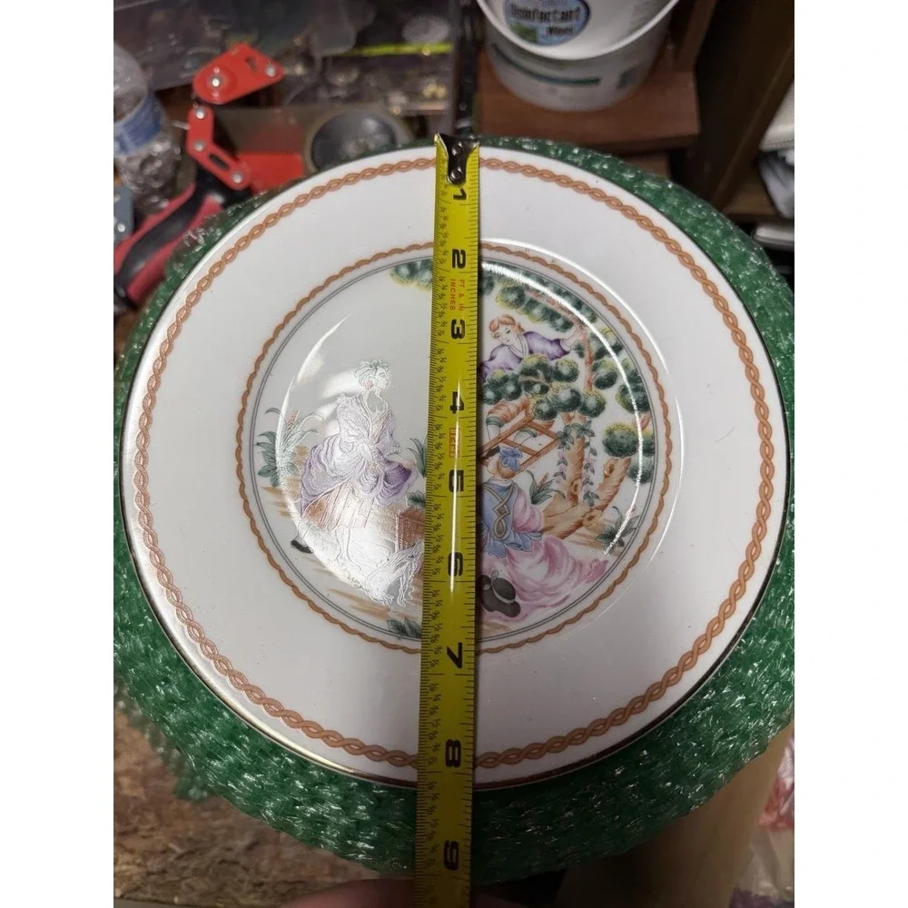 7 Andrea by Sadek Winterthur Cherry Pickers Porcelain‎ Plates Japan